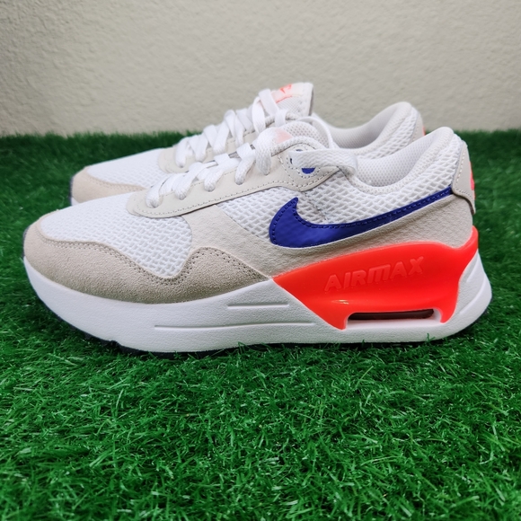 New Nike Air Max SYSTM White Bright Crimson Lapis Women Size 6 - DM9538 101 - Picture 4 of 9